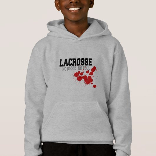 Kein Blut kein FoulLacrosse scherzt Sweatshirt (Vorderseite)