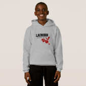 Kein Blut kein FoulLacrosse scherzt Sweatshirt (Vorne ganz)