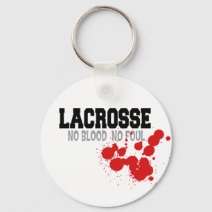 Kein Blut kein regelwidriges Lacrosse-Geschenk Schlüsselanhänger