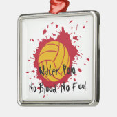 Kein Blut nicht regelwidrig Silbernes Ornament (Links)