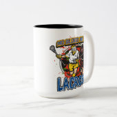 Kein BlutLacrosse Zweifarbige Tasse (VorderseiteRechts)