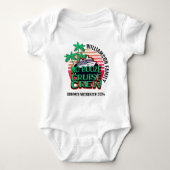 KEIN BOOZE CRUISE CREW Family Group Party Baby Strampler (Vorderseite)