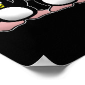 Kein böses Pinguindesign Poster (Ecke)