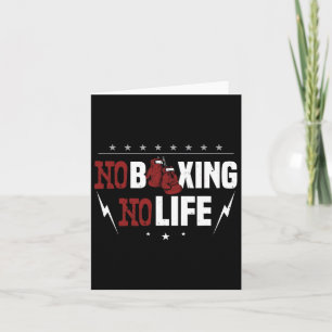 Kein Boxen für einen Boxer Karte