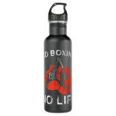 Kein Boxen Kein Leben als lustiges Boxen 518 Edelstahlflasche (Vorderseite)