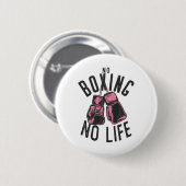 Kein Boxen Kein Leben Training- oder Workout-Boxha Button (Vorne & Hinten)