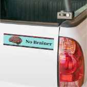 Kein Brainer Autoaufkleber (Auf Lkw)