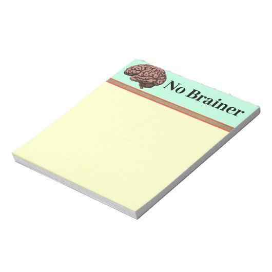 Kein Brainer Editor Notizblock (Rotiert)