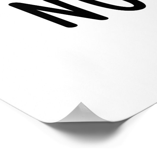 Kein Brainer Funny Anatomy Brain Pun Poster (Ecke)