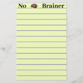 Kein Brainer Stationery Briefpapier (Vorderseite)