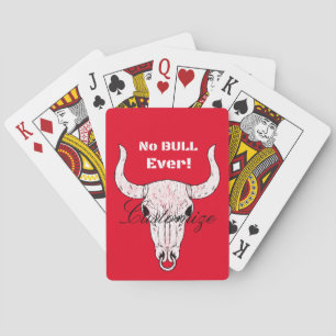 Kein Bull je Thunder_Cove Spielkarten