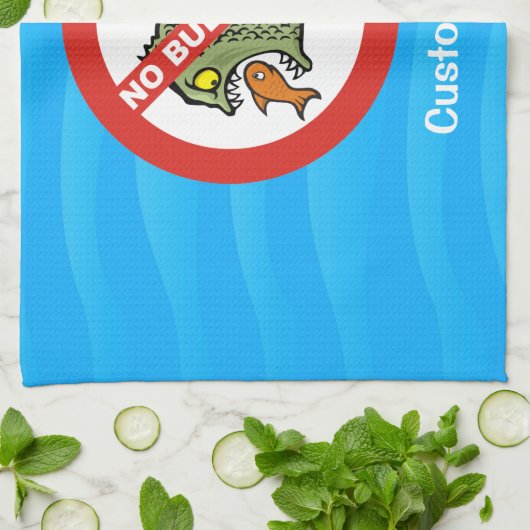 Kein Bullenzone-Handtuch Geschirrtuch (Gefaltet)