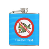 Kein Bully Zone Hip Flask Flachmann (Vorderseite)