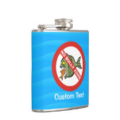 Kein Bully Zone Hip Flask Flachmann (Rechts)