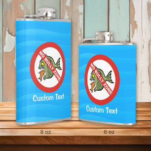 Kein Bully Zone Hip Flask Flachmann