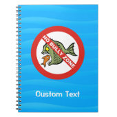 Kein Bully Zone Notebook Notizblock (Vorderseite)