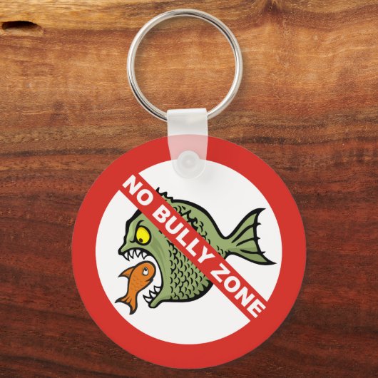 Kein Bully Zone Schlüsselanhänger (Vorderseite)
