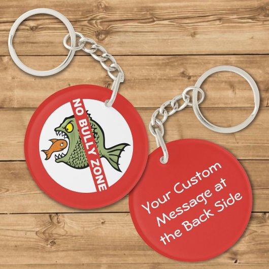 Kein Bully Zone Schlüsselanhänger