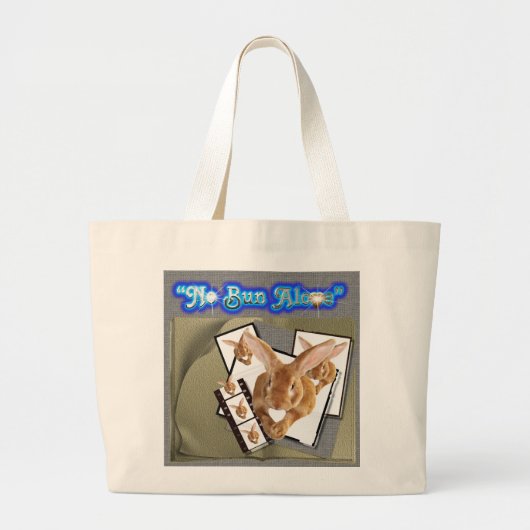 Kein Bun allein Jumbo Tasche (Vorne)