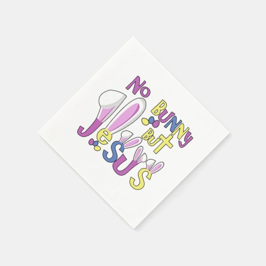 Kein Bunny außer Jesus | Ostern Frühstück Serviette (Ecke)