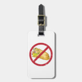 Kein Burritos-Verbot Gepäckanhänger (Vorderseite vertikal)