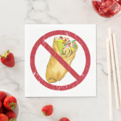 Kein Burritos-Verbot Serviette (Beispiel)