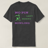 Kein Button Links hinter Bowling Tshirt (Design vorne)