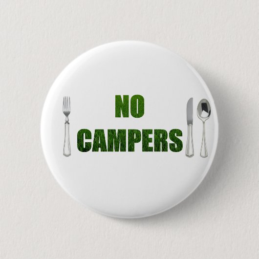 Kein Camper-Knopf Button (Vorderseite)