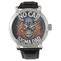Kein Cap Sigma Dad Viking Schädel T-Shirt für Väte