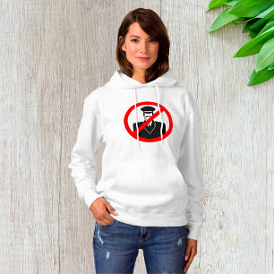 Kein Chauffeur erlaubt Symbol Lustige Warnung Hoodie