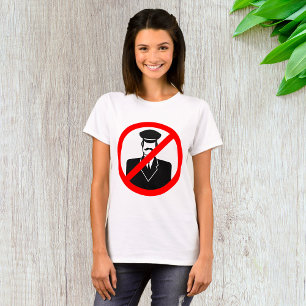 Kein Chauffeur erlaubt Symbol Lustige Warnung T-Shirt