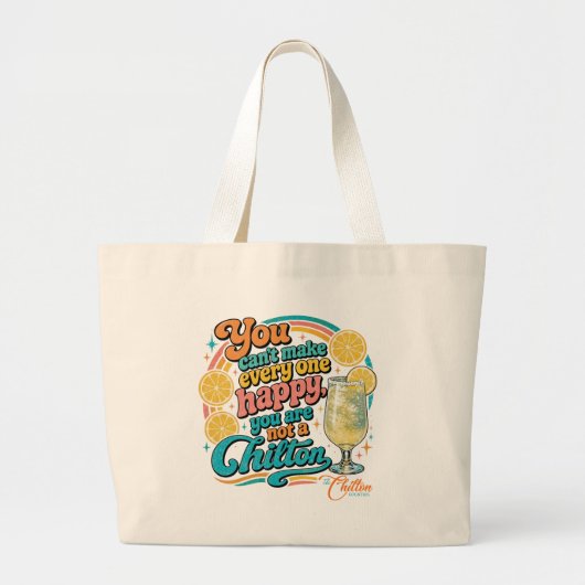 Kein Chilton-T-Shirt Jumbo Stoffbeutel (Vorne)