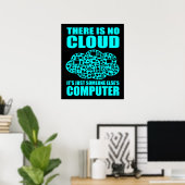 Kein Cloud Computer IT Tech Software Programmer Ge Poster (Heimbüro)