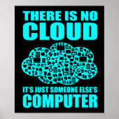 Kein Cloud Computer IT Tech Software Programmer Ge Poster (Vorne)