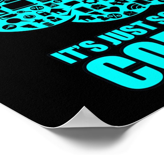 Kein Cloud Computer IT Tech Software Programmer Ge Poster (Ecke)