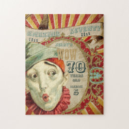 Kein Clown, es ist Geburtstagsnummer siebzig Puzzle