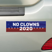 KEIN CLOWNS 2020 Präsidentenkampagnen-Stoßdämpfer Autoaufkleber (Auf Auto)