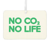 KEIN CO2 KEIN LEBEN AUTOLUFTERFRISCHER (Rückseite)