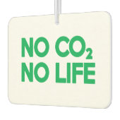 KEIN CO2 KEIN LEBEN AUTOLUFTERFRISCHER (Links)