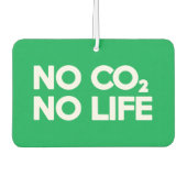 KEIN CO2 KEIN LEBEN AUTOLUFTERFRISCHER (Vorderseite)