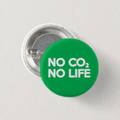KEIN CO2 KEIN LEBEN BUTTON (Vorne & Hinten)