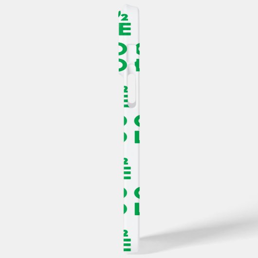 KEIN CO2 KEIN LEBEN Case-Mate iPhone HÜLLE (Rückseite / Links)