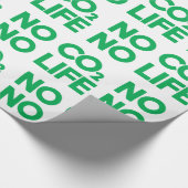 KEIN CO2 KEIN LEBEN GESCHENKPAPIER (Ecke)