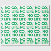 KEIN CO2 KEIN LEBEN GESCHENKPAPIER (Flach)