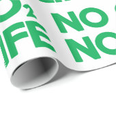 KEIN CO2 KEIN LEBEN GESCHENKPAPIER (Rolleneckpunkt)