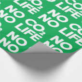 KEIN CO2 KEIN LEBEN GESCHENKPAPIER (Ecke)