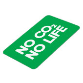 KEIN CO2 KEIN LEBEN MAGNET (Linke Seite)
