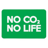 KEIN CO2 KEIN LEBEN MAGNET (Horizontal)