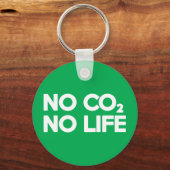 KEIN CO2 KEIN LEBEN SCHLÜSSELANHÄNGER (Rückseite)