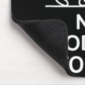 Kein Code heute, lustiger Spruch erschöpfter Progr Mousepad (Ecke)